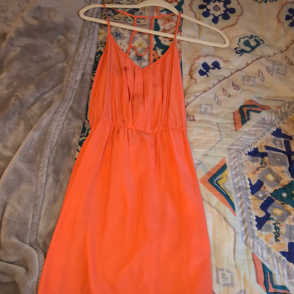 Orange dress